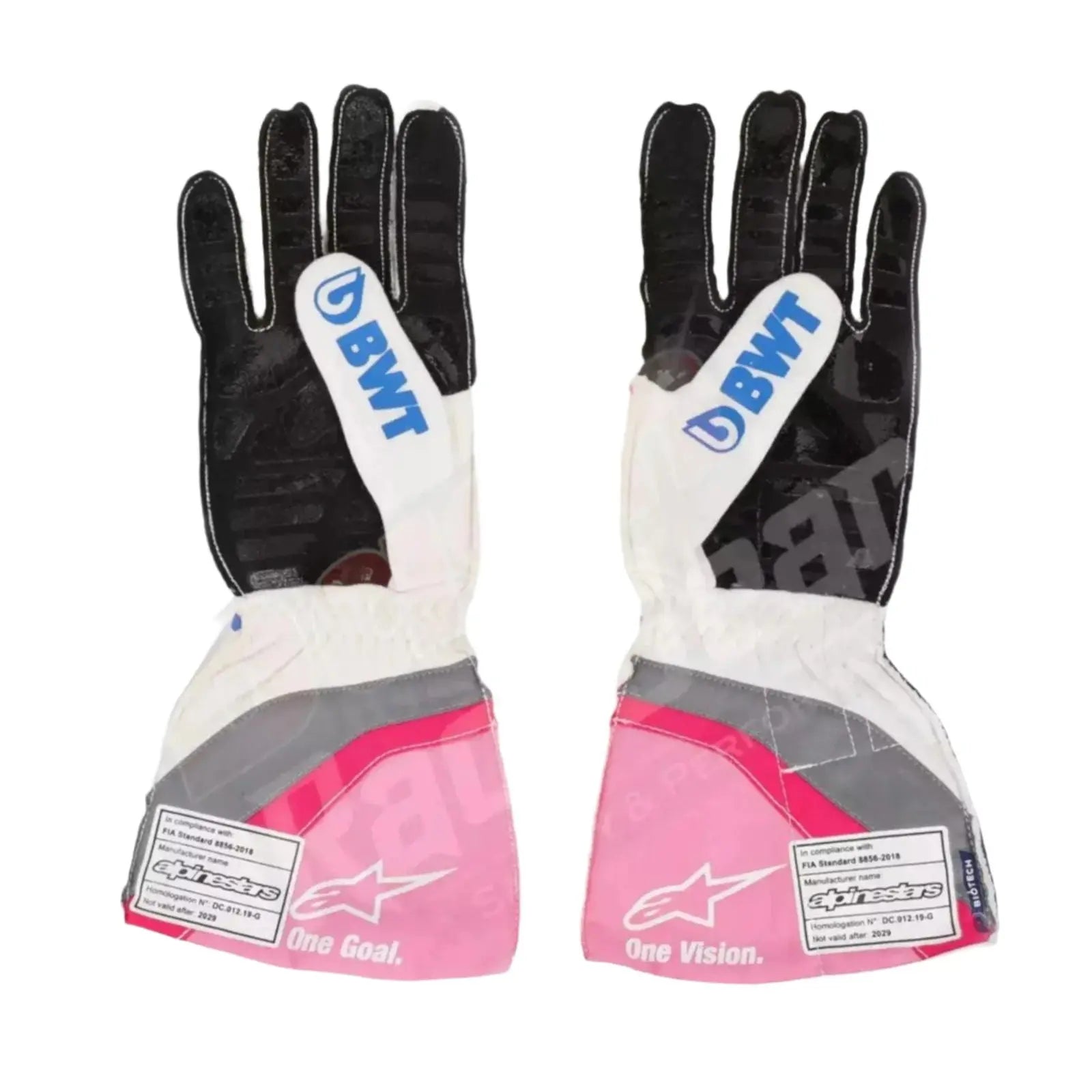 2020 Sergio Pérez BWT F1 Team Race Gloves image 1