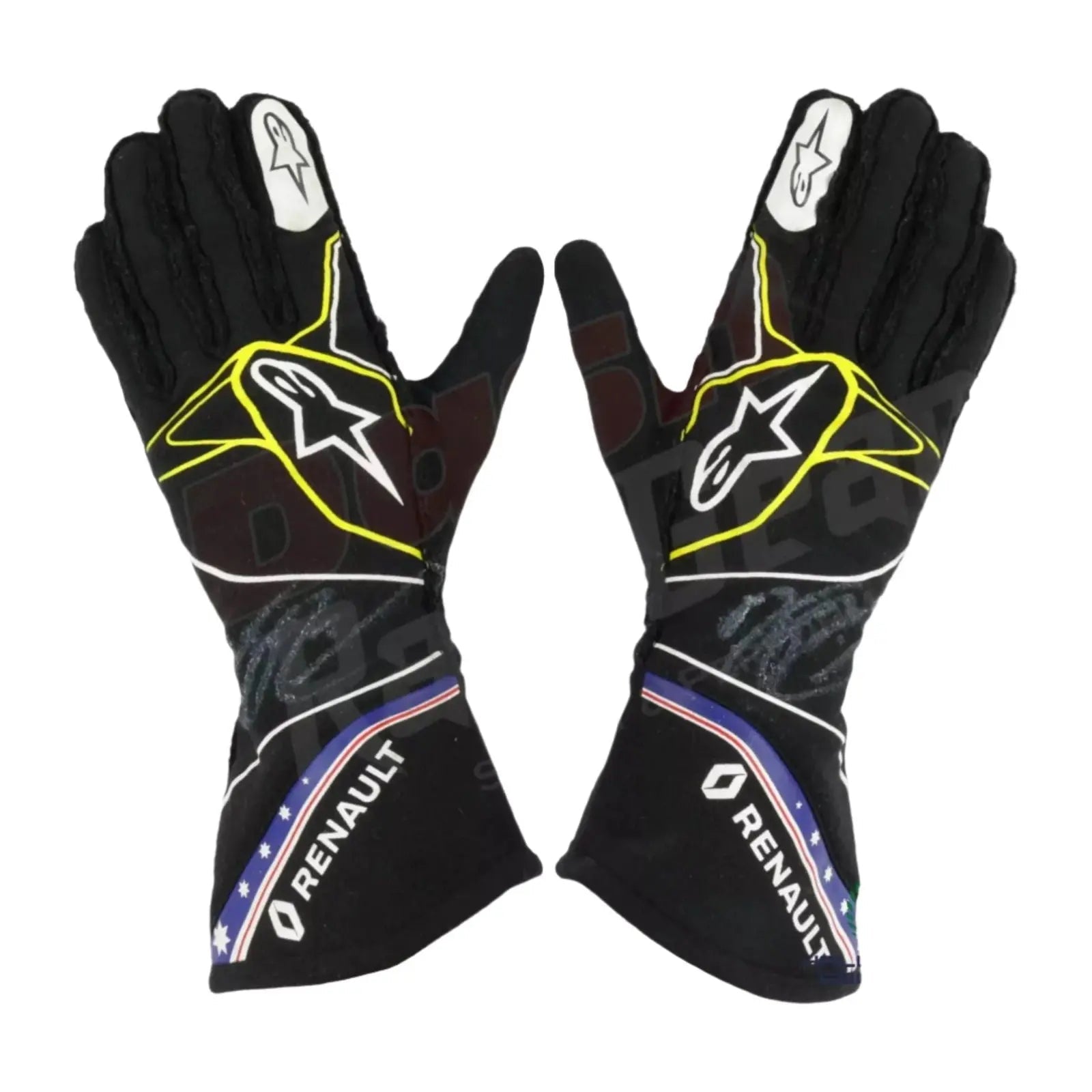 2019 Daniel Ricciard Renault F1 Race Gloves image 1