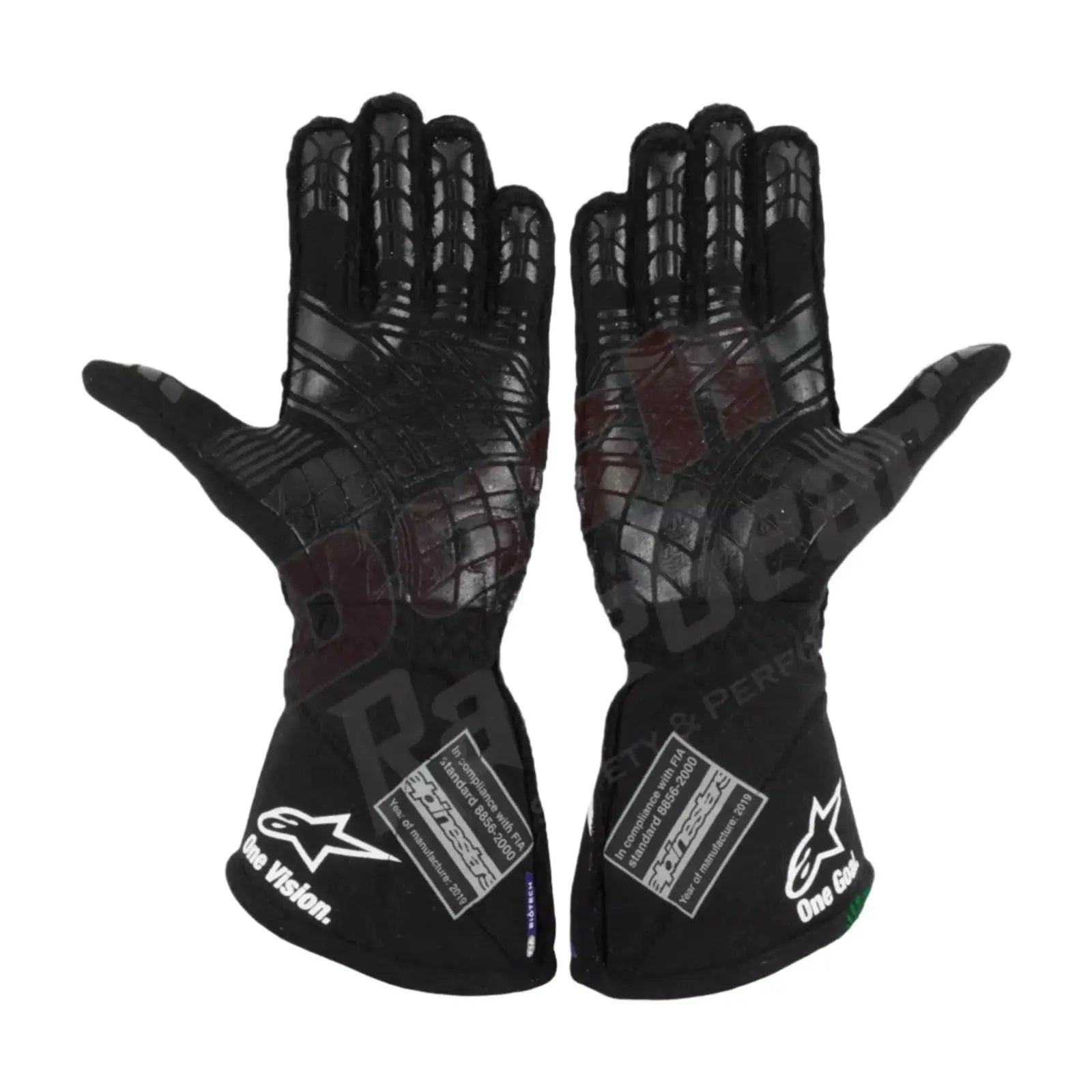 2019 Daniel Ricciard Renault F1 Race Gloves image 2