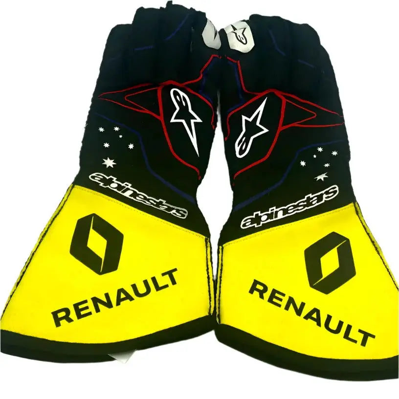 2020 Daniel Ricciardo Renault Race Gloves image 1