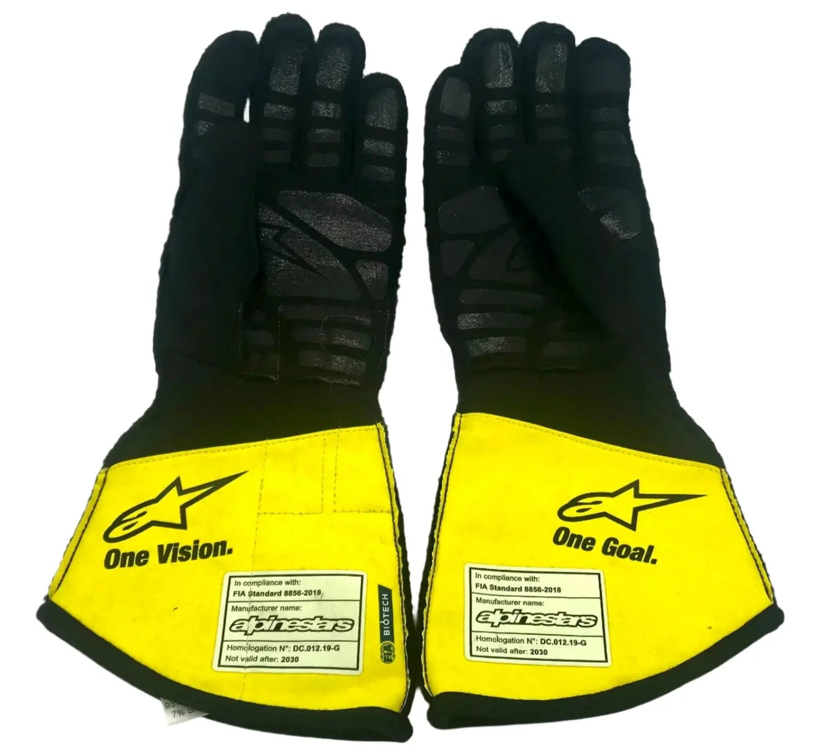 2020 Daniel Ricciardo Renault Race Gloves image 2