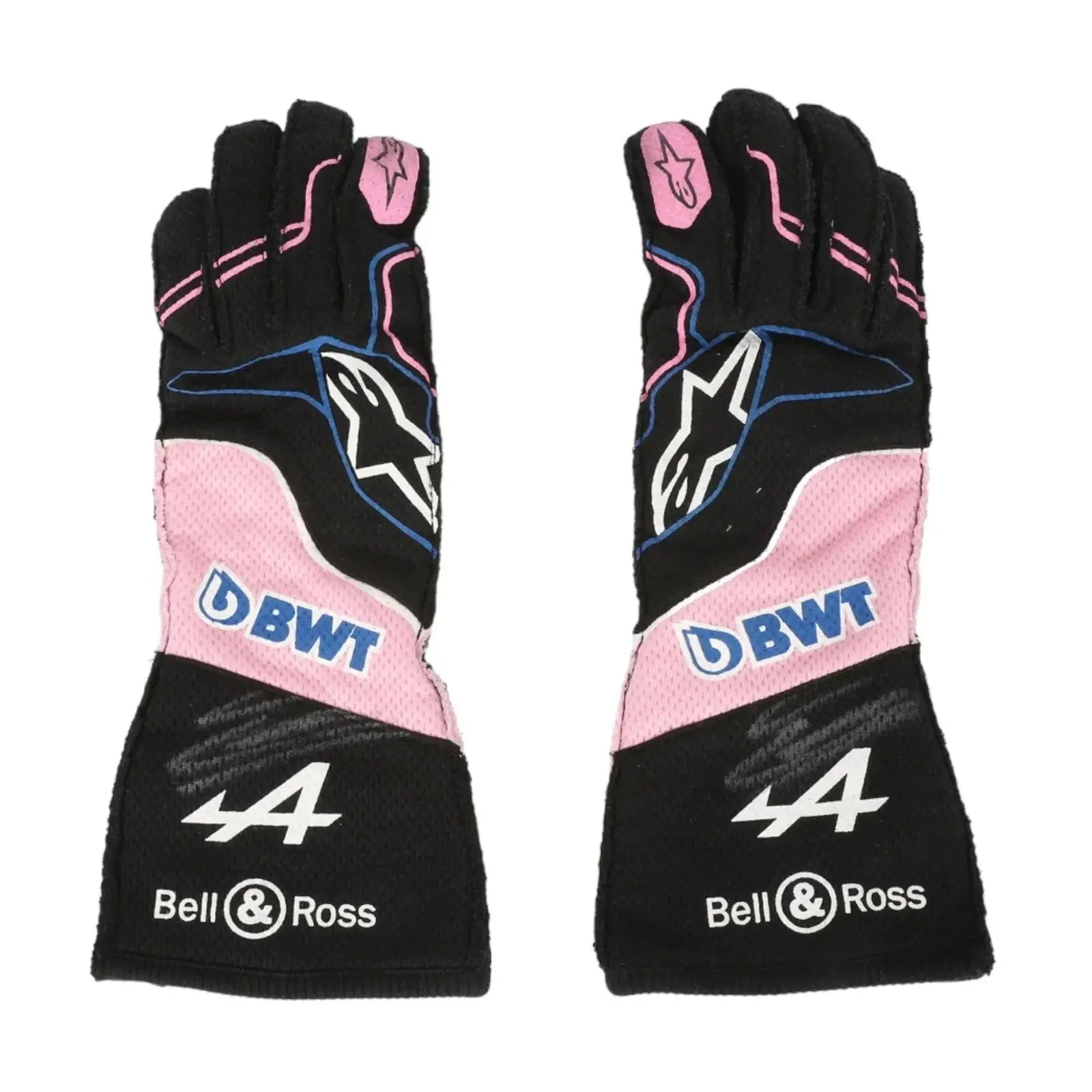 2023 ESTEBAN OCON WEEKEND WORN RACE GLOVES - MIAMI GP image 1