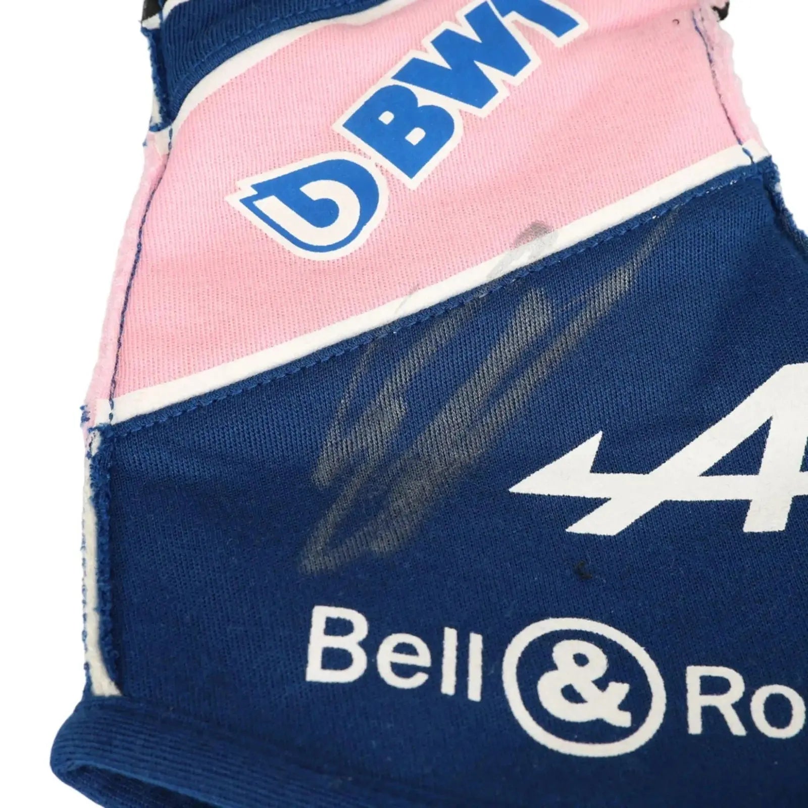 2022 ESTEBAN OCON BLUE RACE GLOVES image 2