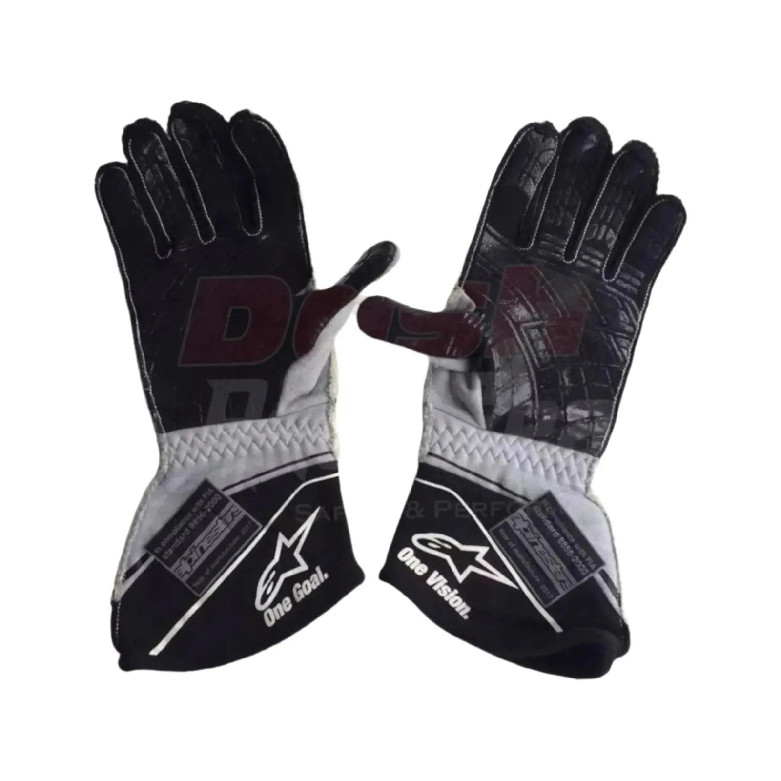 2017 Kevin Magnussen Haas F1 Team Gloves image 2