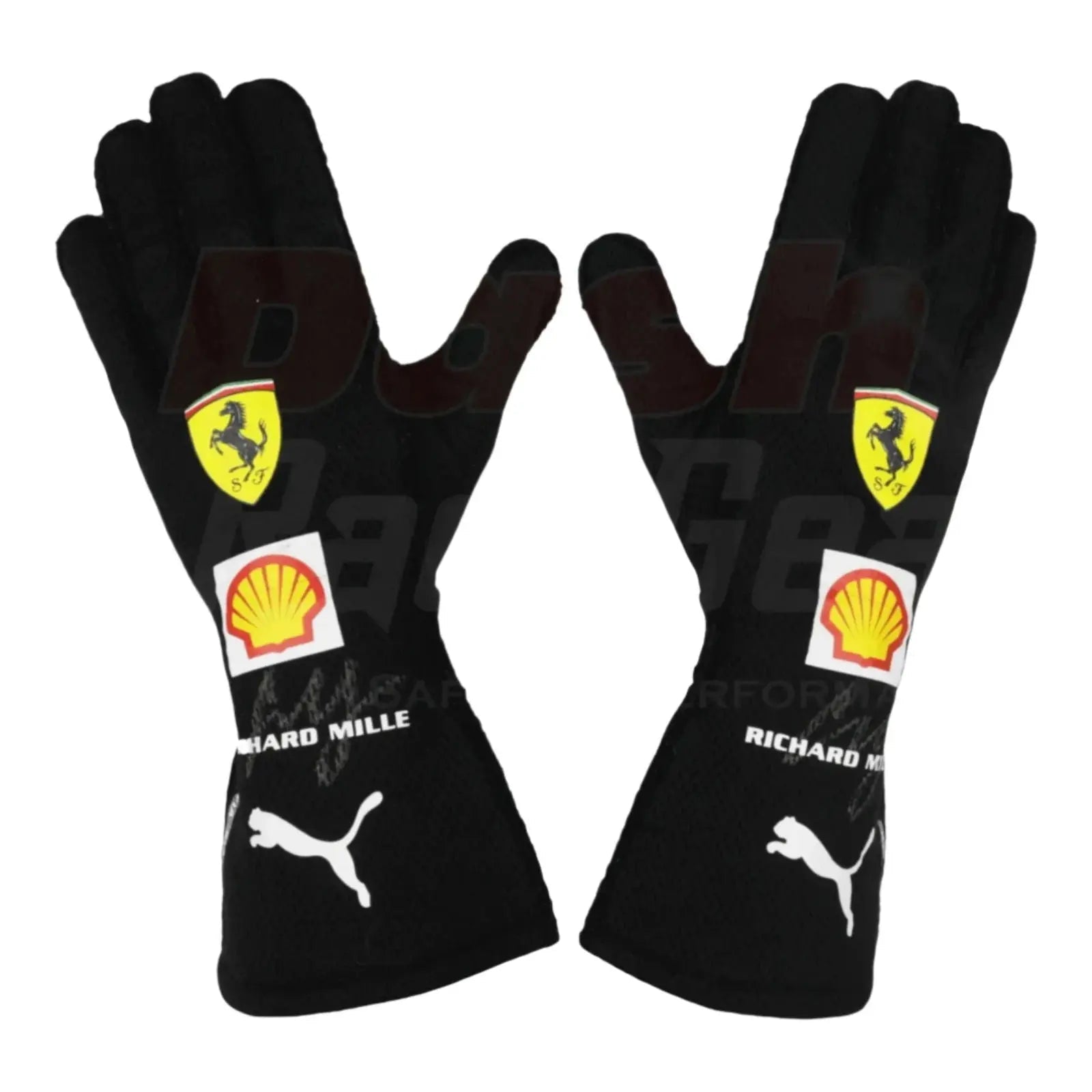 2021 Charles Leclerc Richard Mille Scuderia Ferrari Formula 1 Gloves image 1