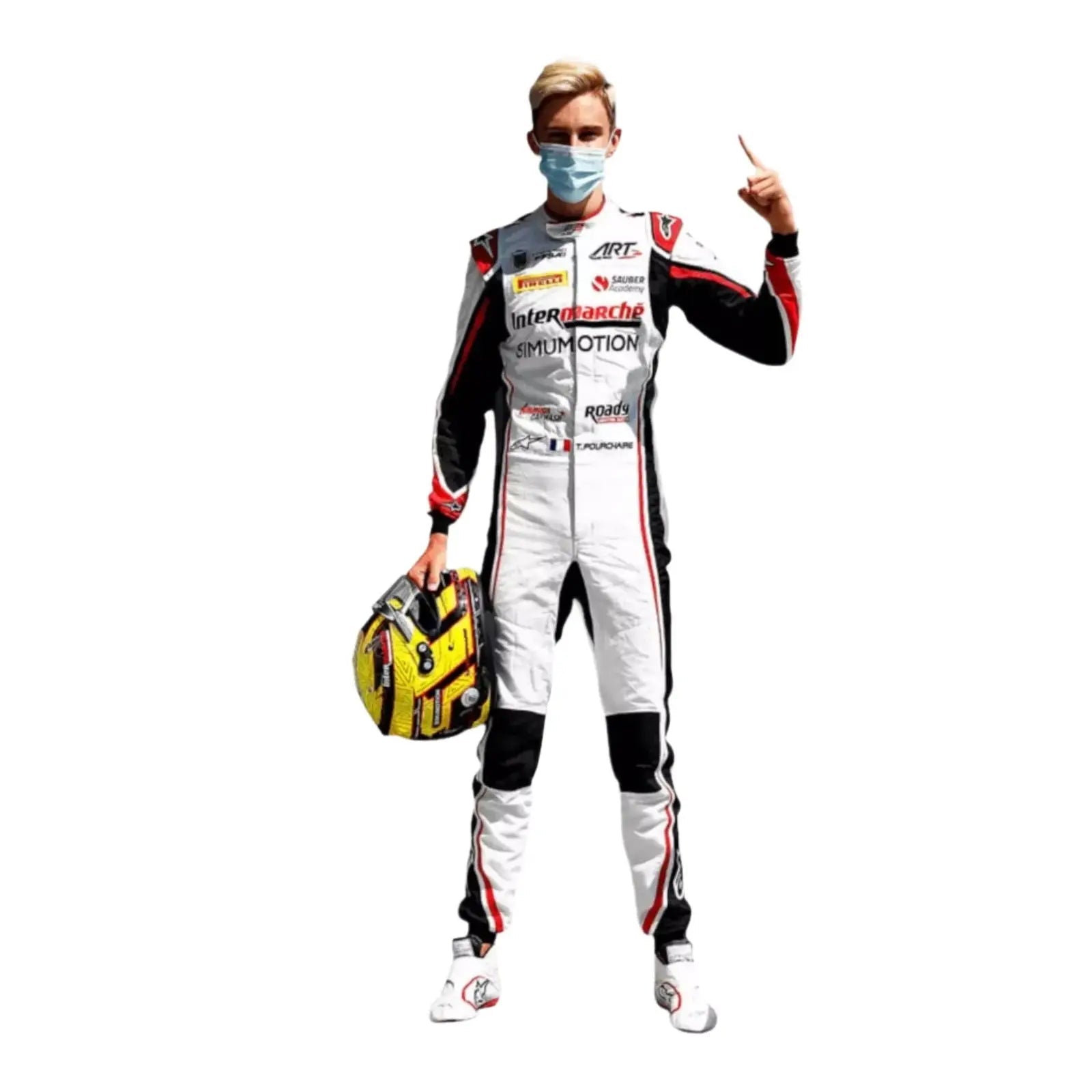 2022 Formula 2 Théo Pourchaire Suit image 1