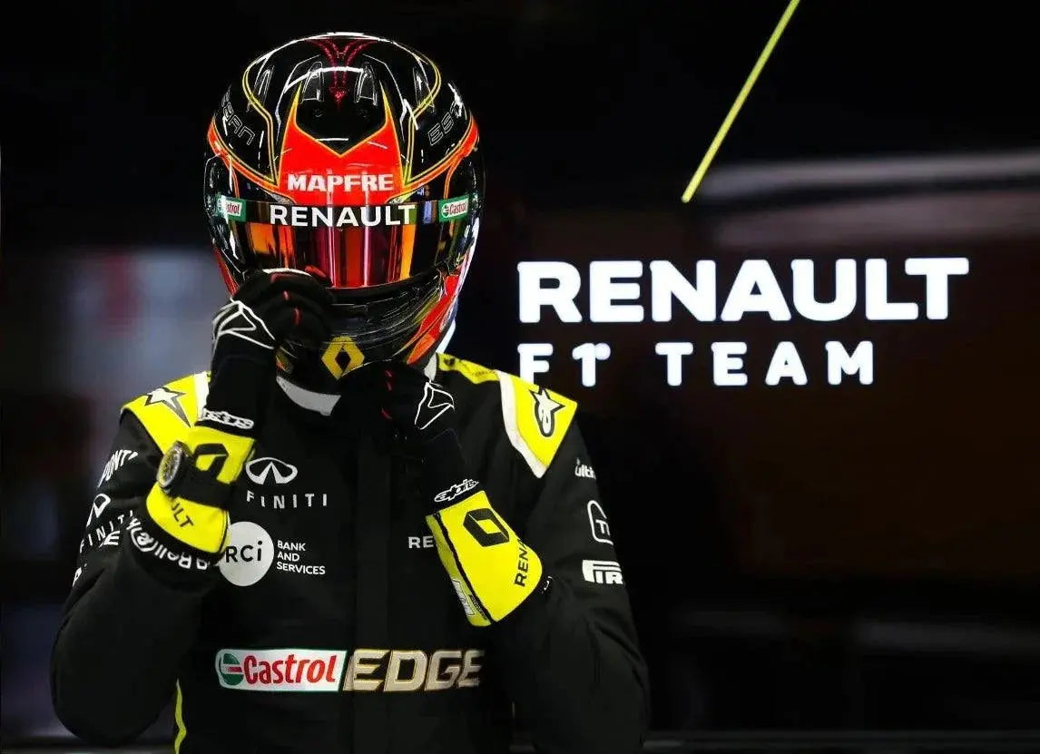 2020 RENAULT ESTEBAN OCON F1 RACE GLOVES image 3
