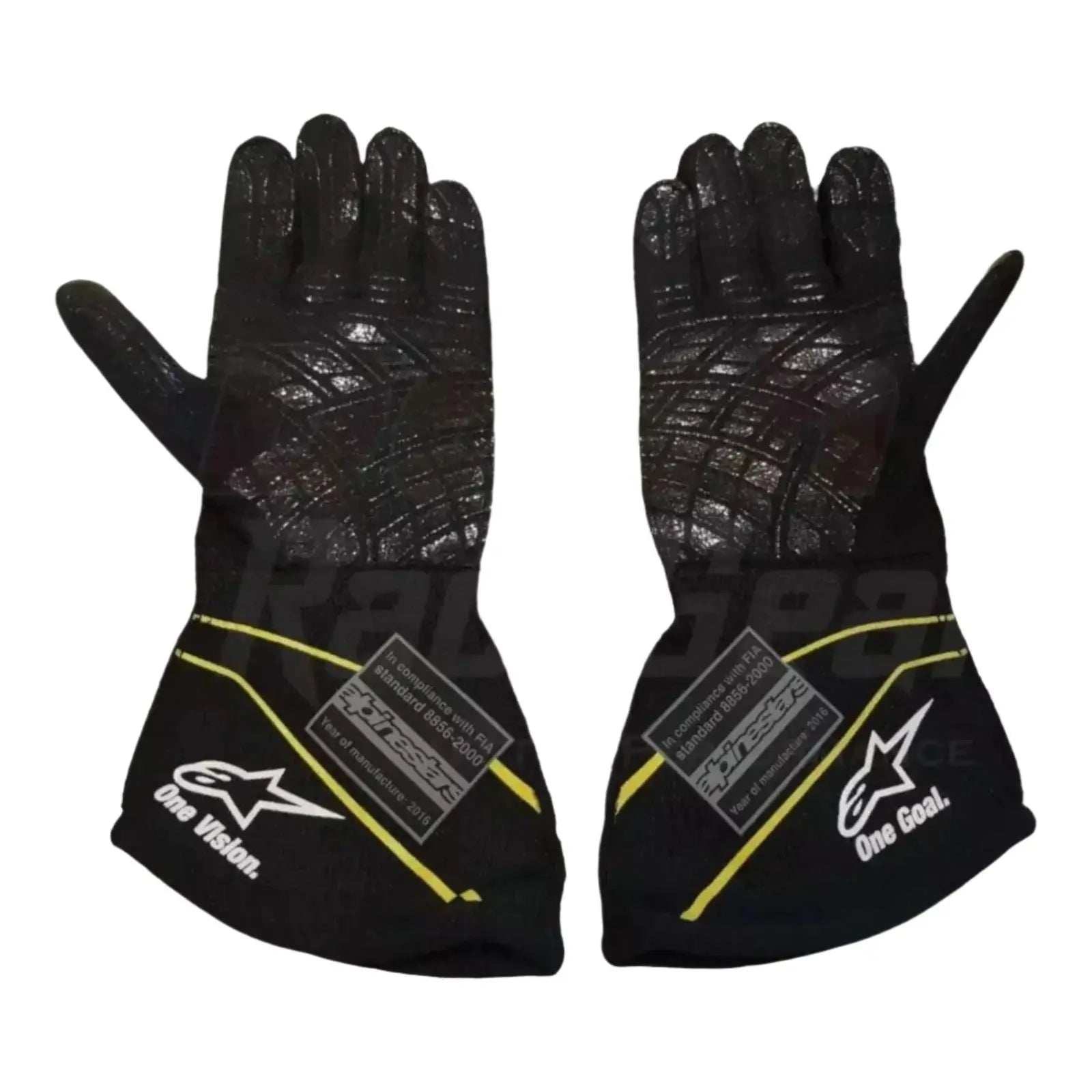 2016 Esteban Ocon Alpinestars F1 Race Gloves image 2