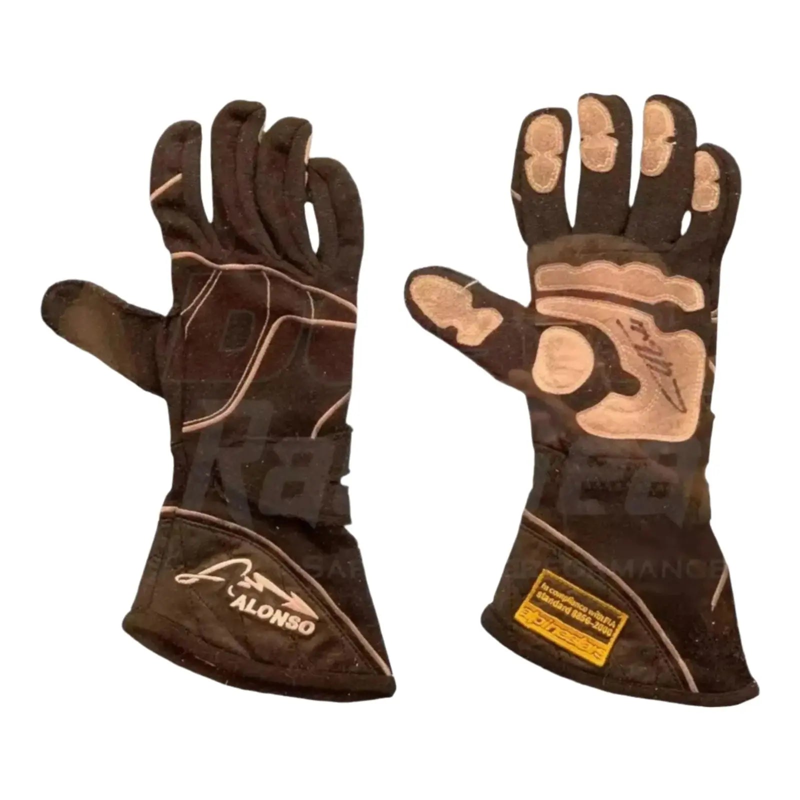 2016 Fernando Alonso F1 Race gloves image 1
