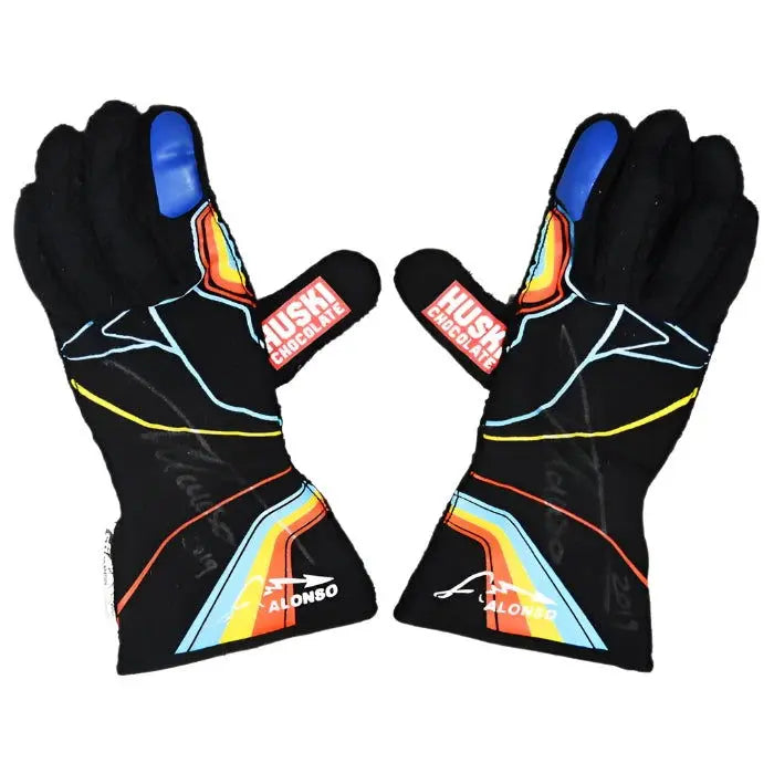 2019 Fernando Alonso Indy 500 McLaren F1 Gloves image 1