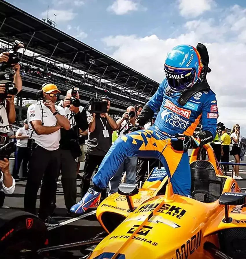 2019 Fernando Alonso Indy 500 McLaren F1 Gloves image 3