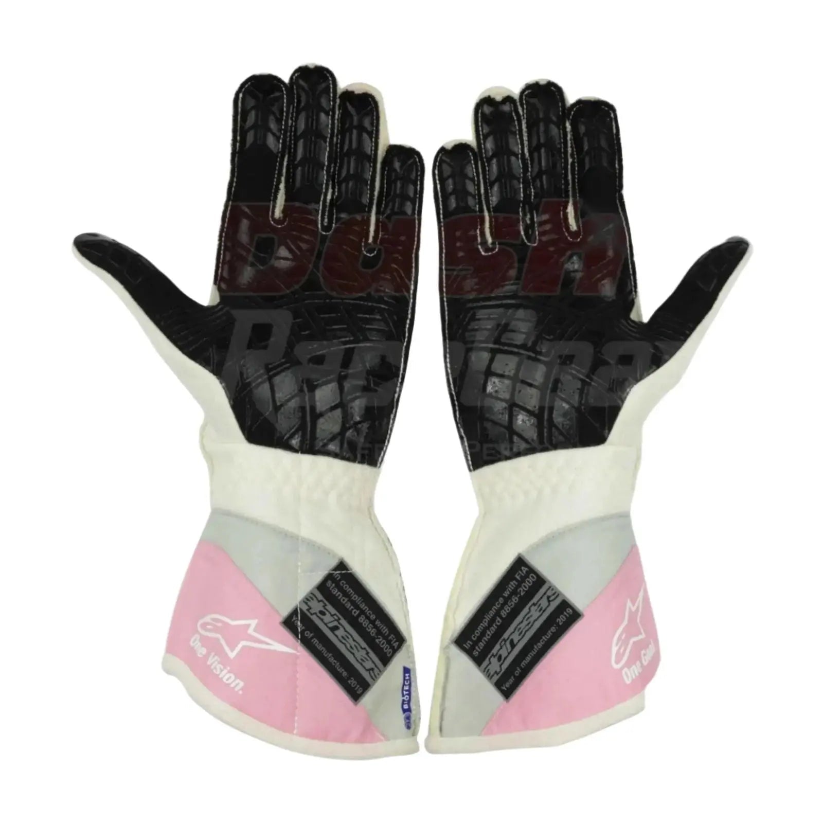 2019 Lance Stroll BWT Race Spec Racing Point F1 Gloves image 2