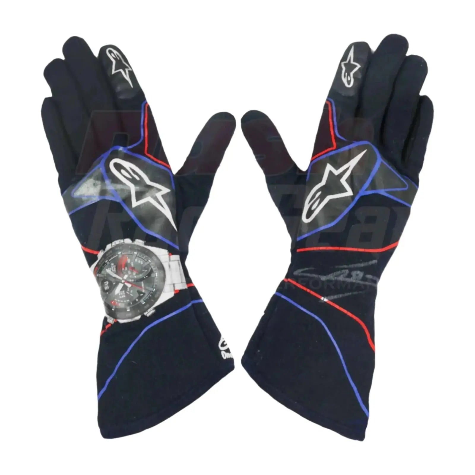 2019 Alexander Albon F1 Race gloves - Toro Rosso image 1