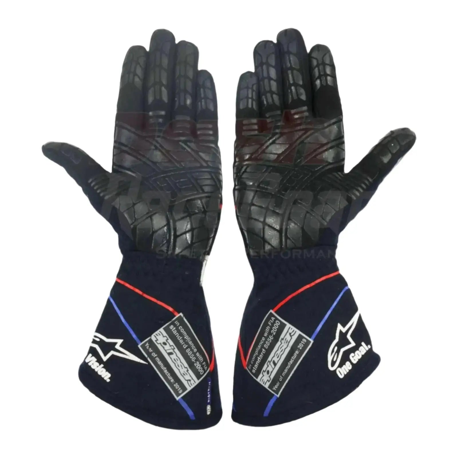 2019 Alexander Albon F1 Race gloves - Toro Rosso image 2