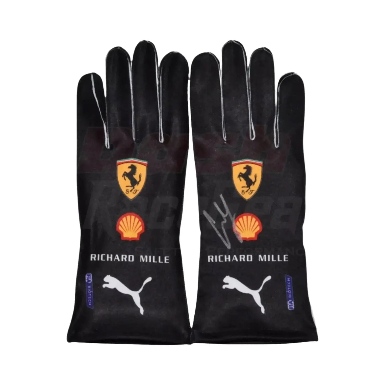 2022 CHARLES LECLERC FERRARI REPLICA F1 GLOVES image 1