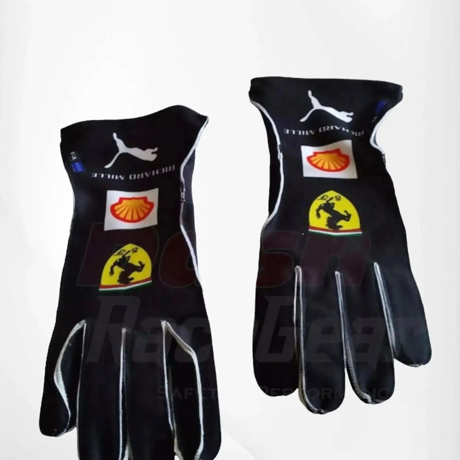 2022 CHARLES LECLERC FERRARI REPLICA F1 GLOVES image 3