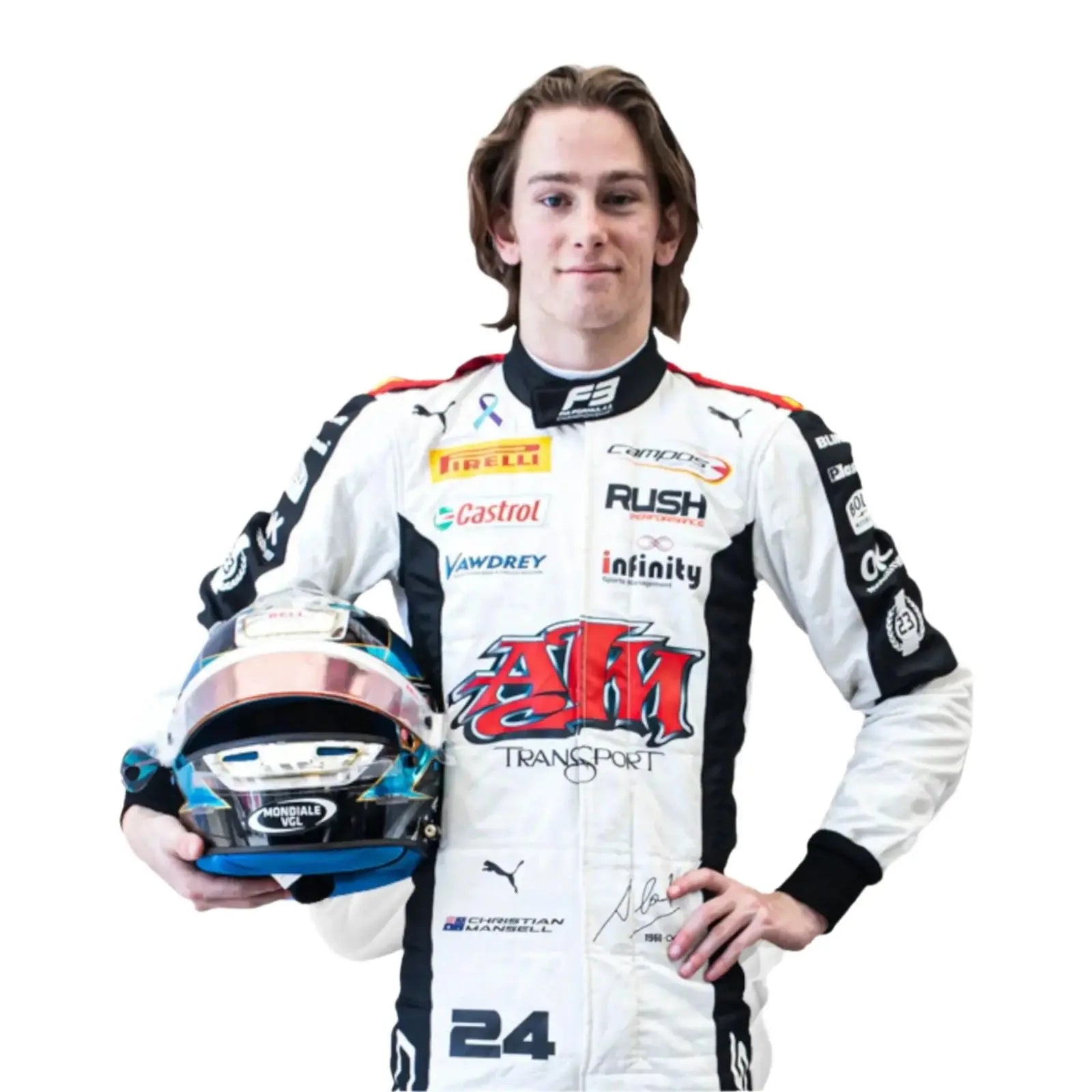 2023 Christian Mansell Campos Racing Suit image 2