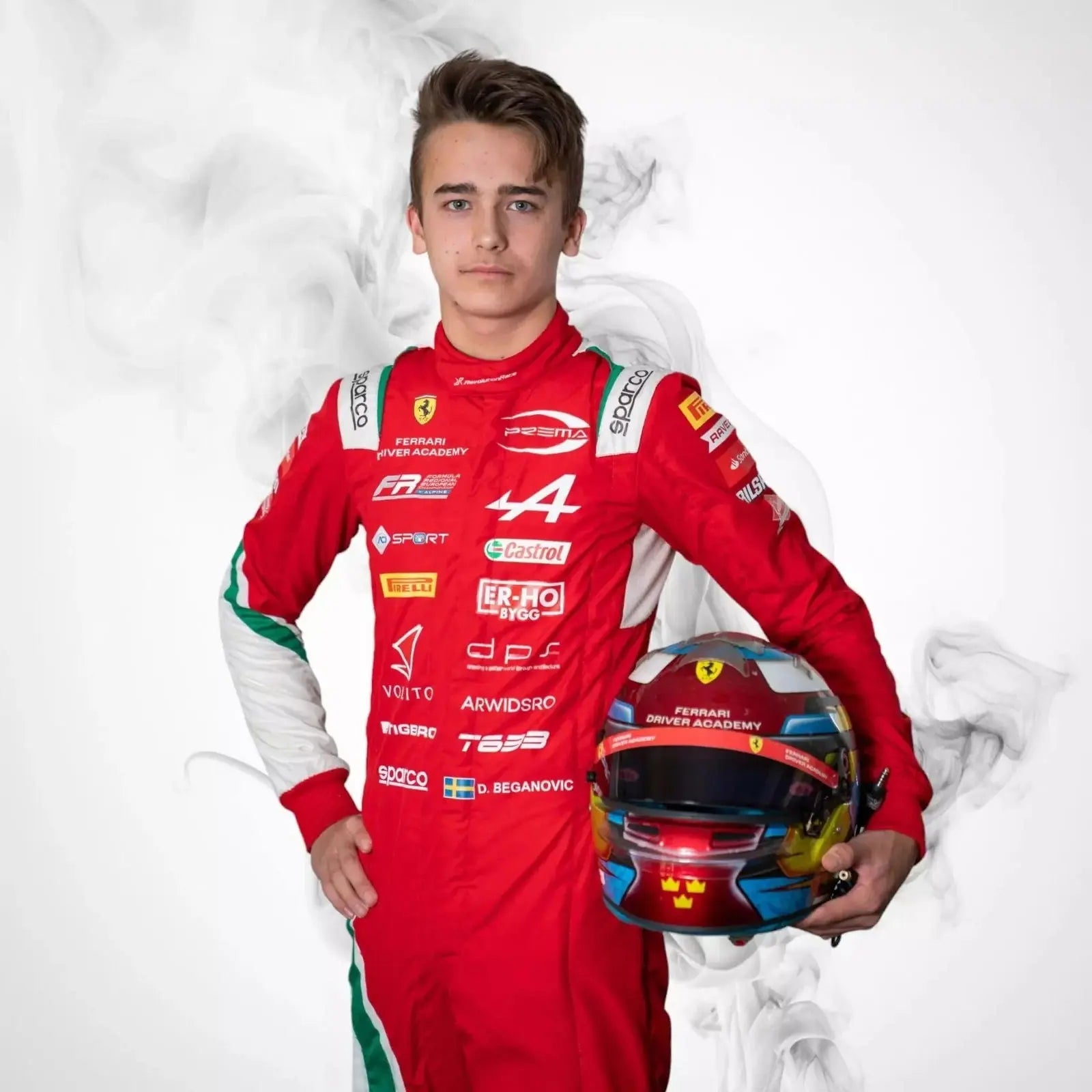 2022 Dino Beganovic Prema Racing suit image 1
