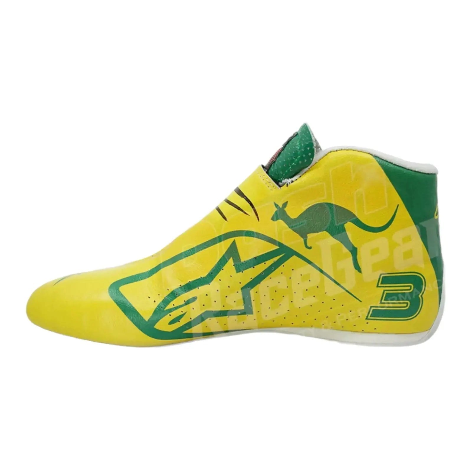 2019 DANIEL RICCIARDO RENAULT F1 RACE BOOTS - AUSTRALIAN GRAND PRIX image 2