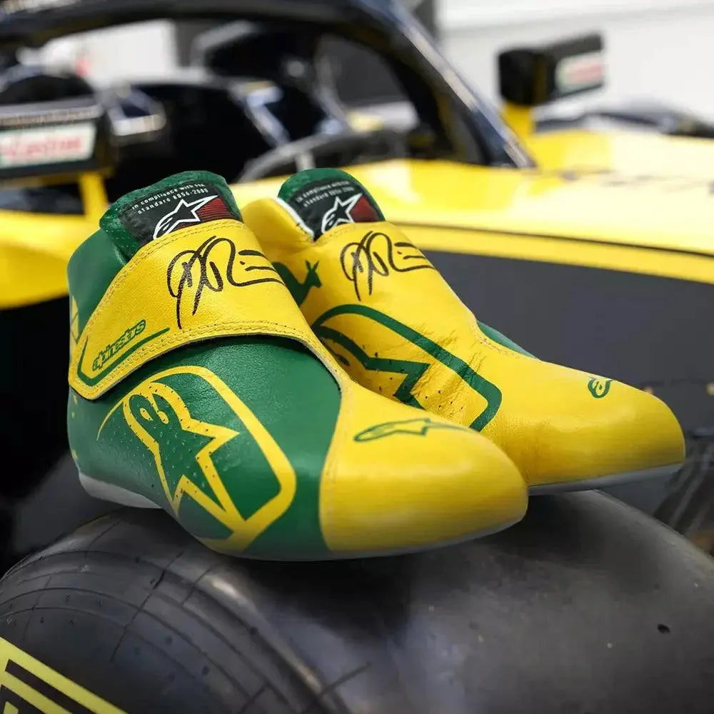2019 DANIEL RICCIARDO RENAULT F1 RACE BOOTS - AUSTRALIAN GRAND PRIX image 3