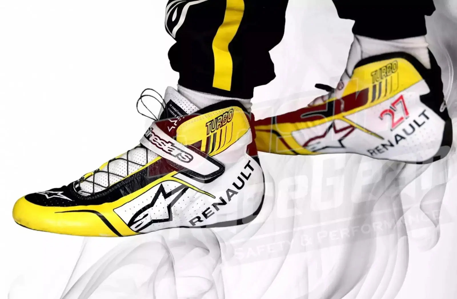 Renault Nico Hulkenberg Special edition French GP Race boots image 3