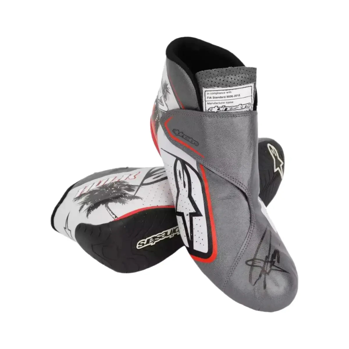 2023 Kevin Magnussen Haas F1 Team Race Boots - Miami GP image 2