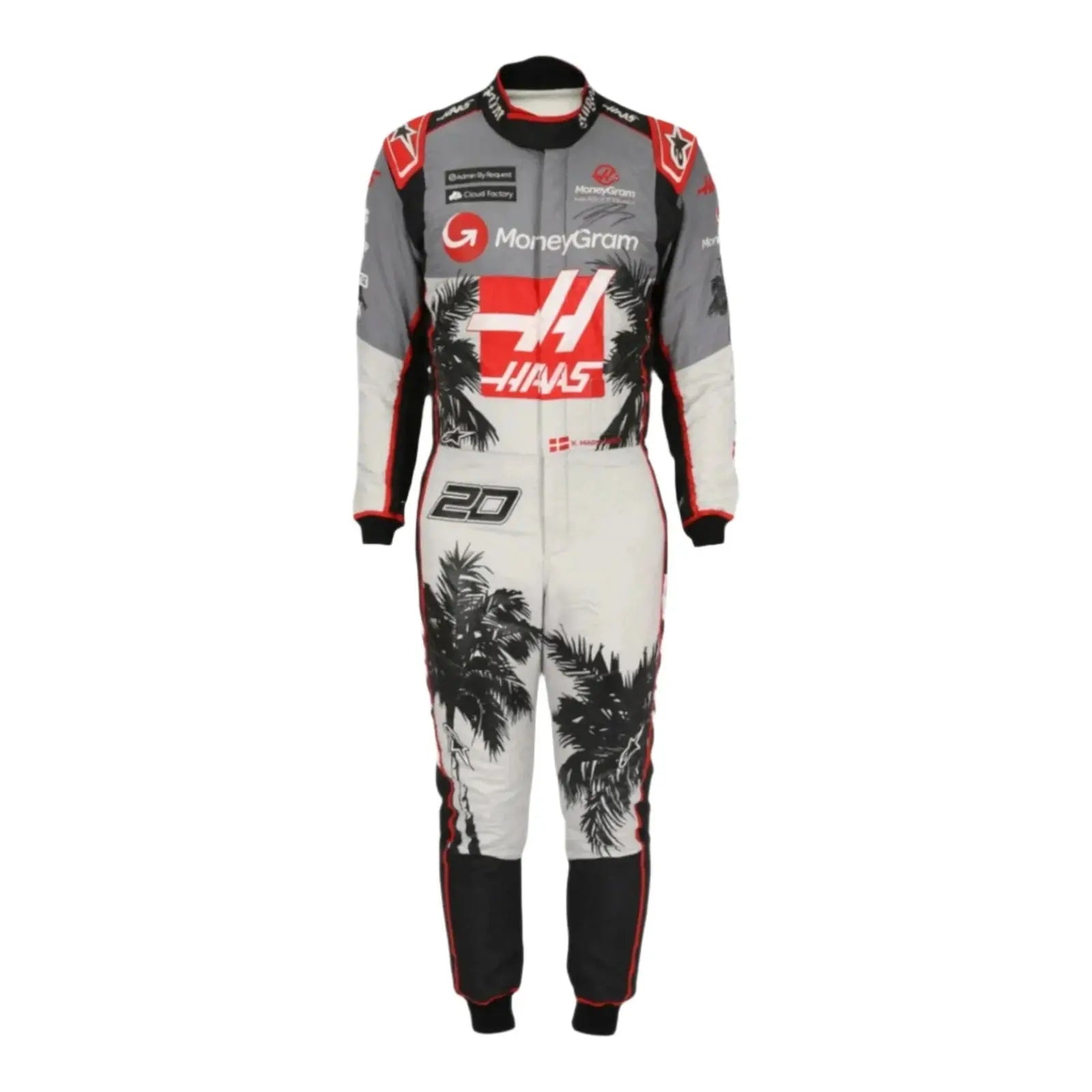 2023 Kevin Magnussen Haas F1 Team Race Suit - Miami GP image 1