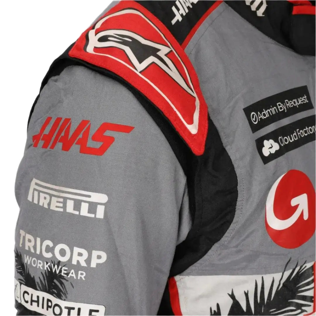 2023 Kevin Magnussen Haas F1 Team Race Suit - Miami GP image 3