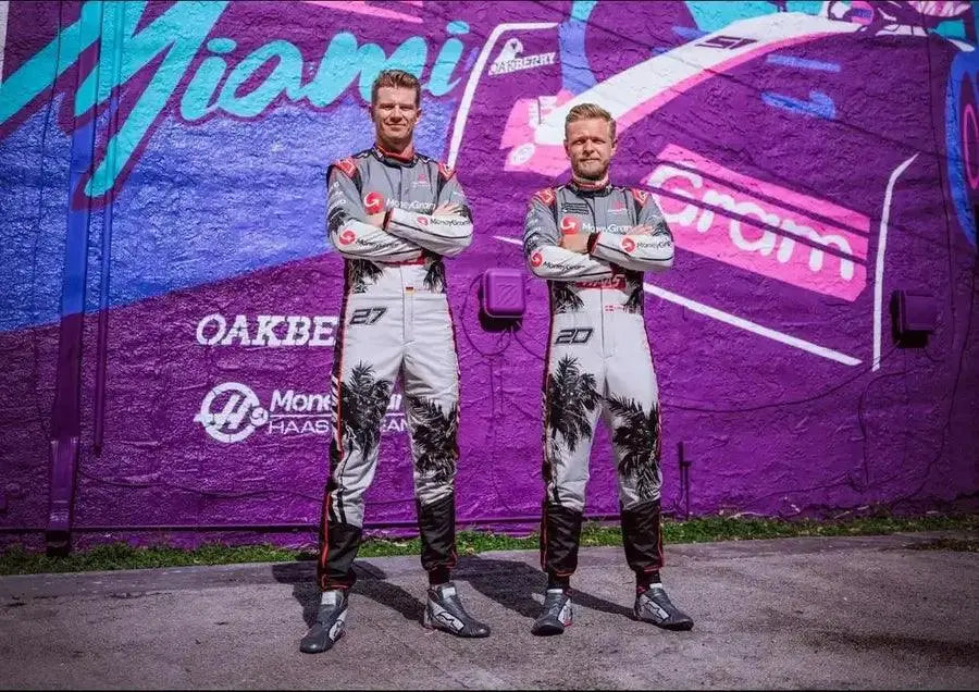 2023 Kevin Magnussen Haas F1 Team Race Suit - Miami GP image 6