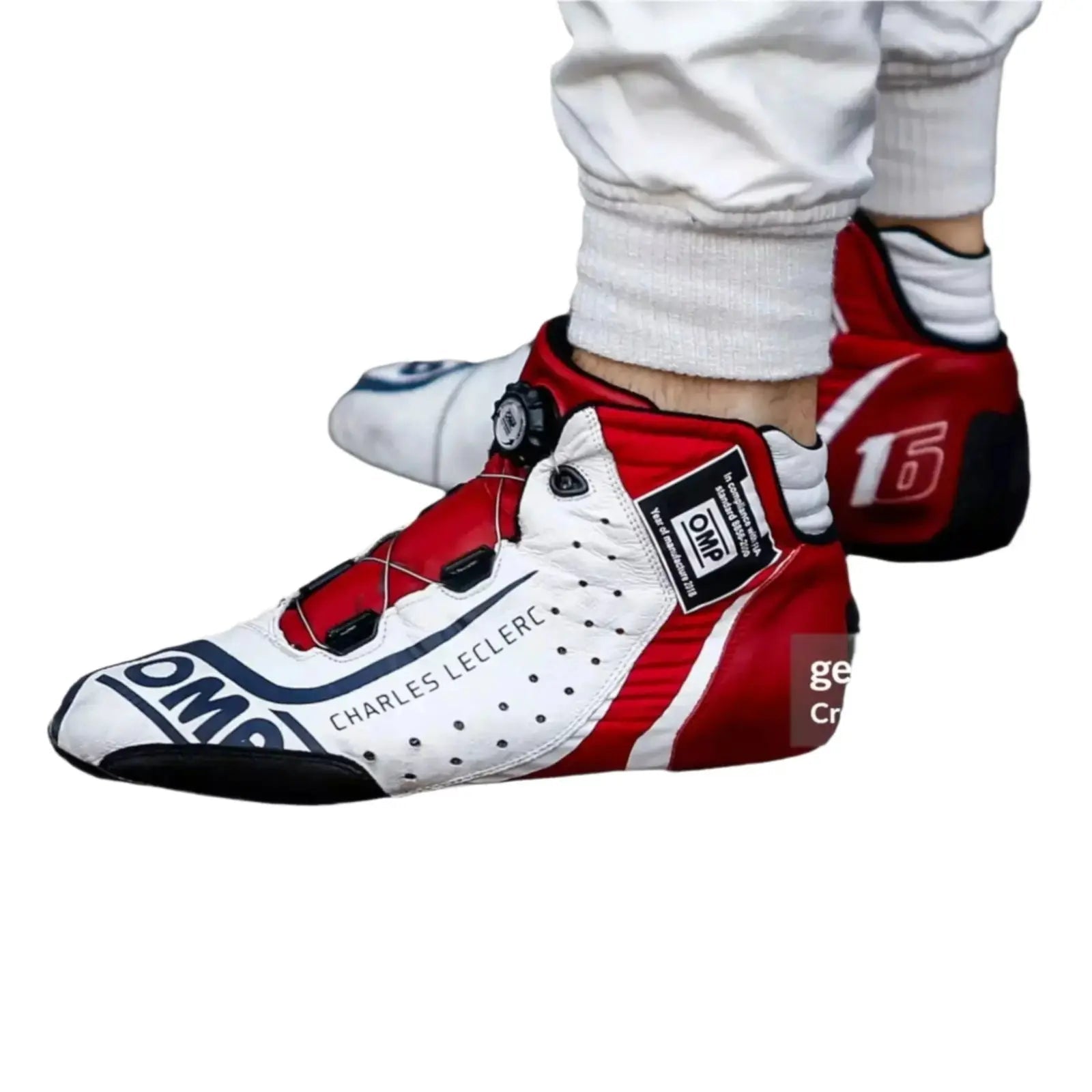 2018 Charles Leclerc Alfa Romeo Sauber F1 Team Shoes image 2