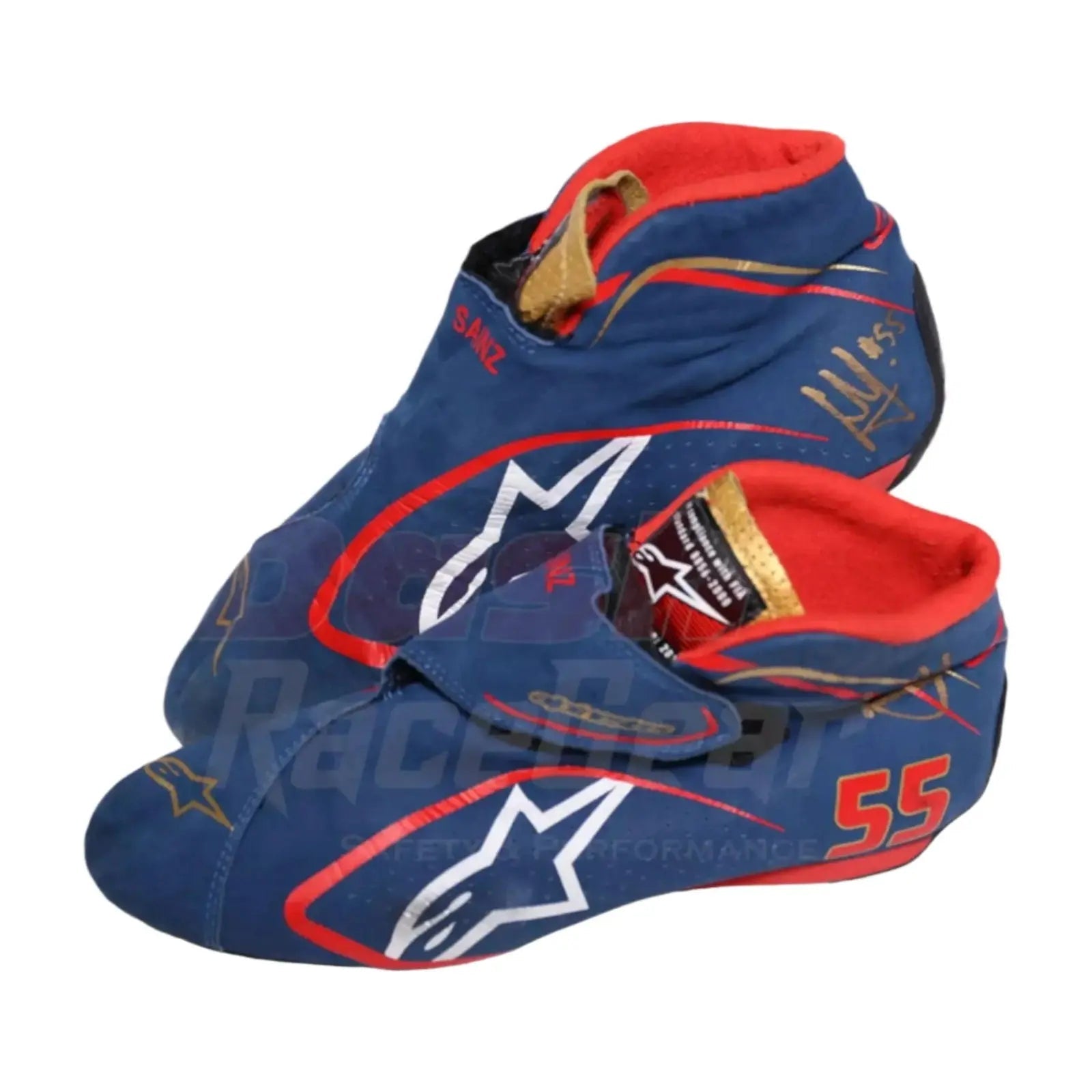 2016 Carlos Sainz Malaysian GP F1 Race boots image 1