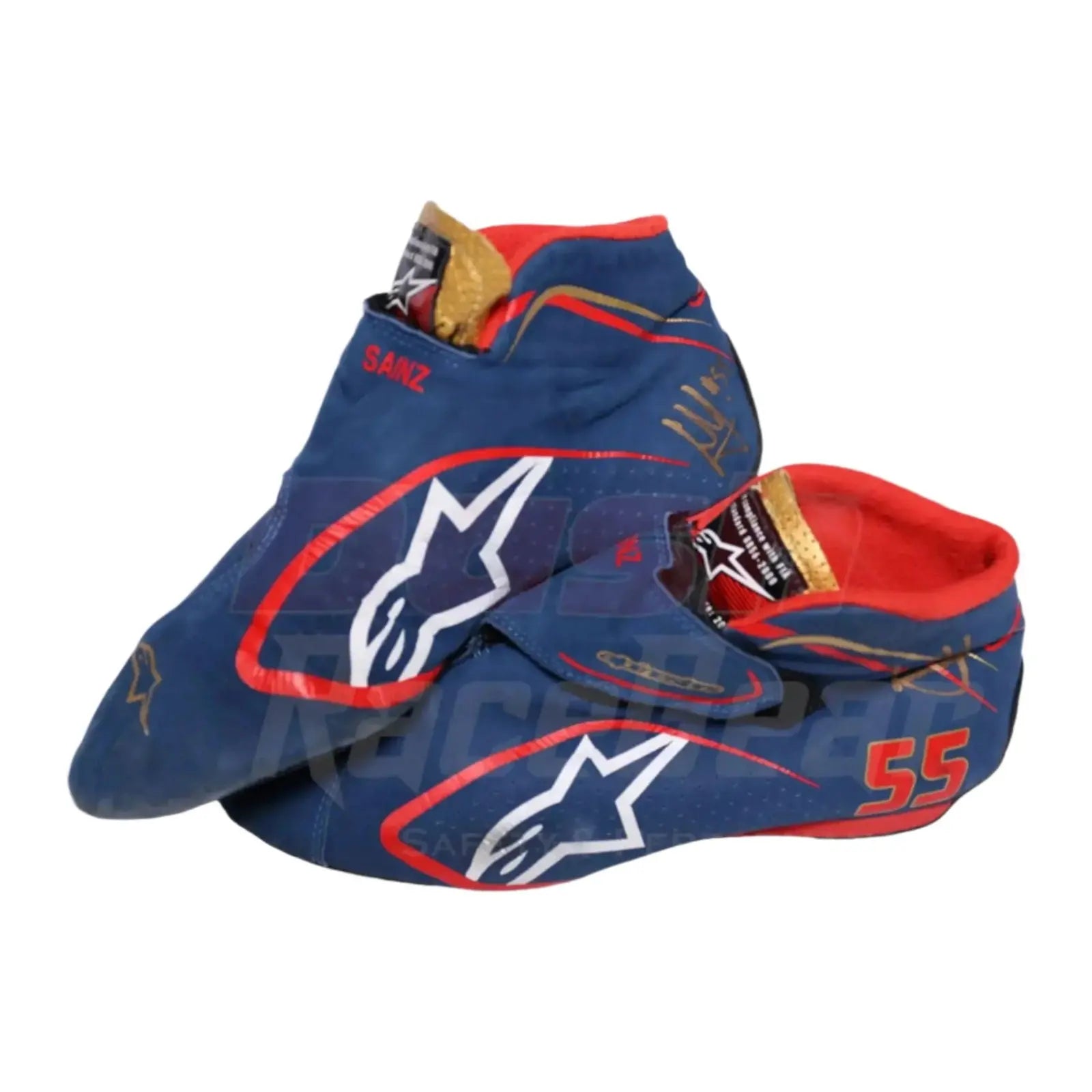 2016 Carlos Sainz Malaysian GP F1 Race boots image 3