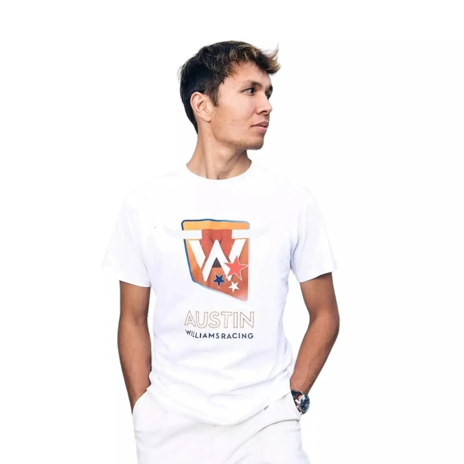 2023 Adult Austin Race T-Shirt White image 3