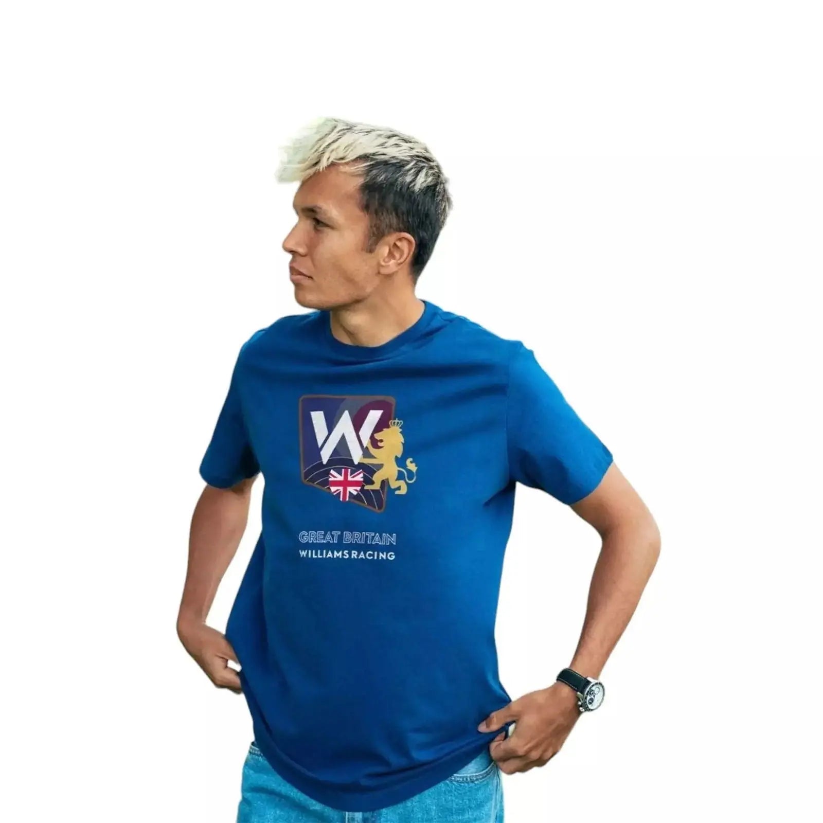 2023 Adult Great Britain Race T-Shirt Mazarine Blue image 2