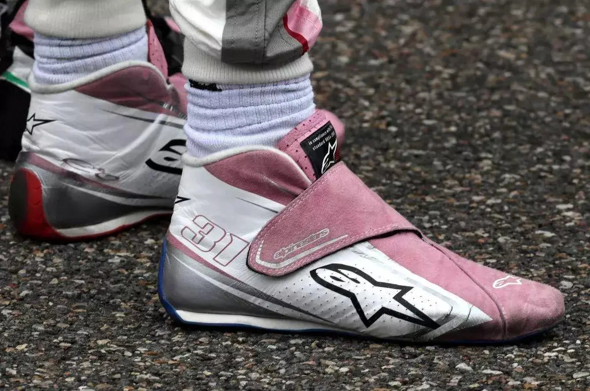 2018 Esteban Ocon Sahara Force India F1 Race Boots image 2