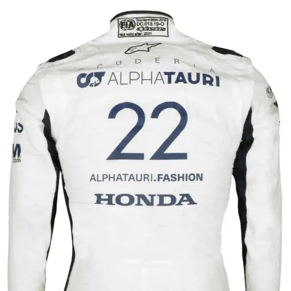 Yuki Tsunoda 2021 Replica F1 Suit - AlphaTauri Rookie Season image 2