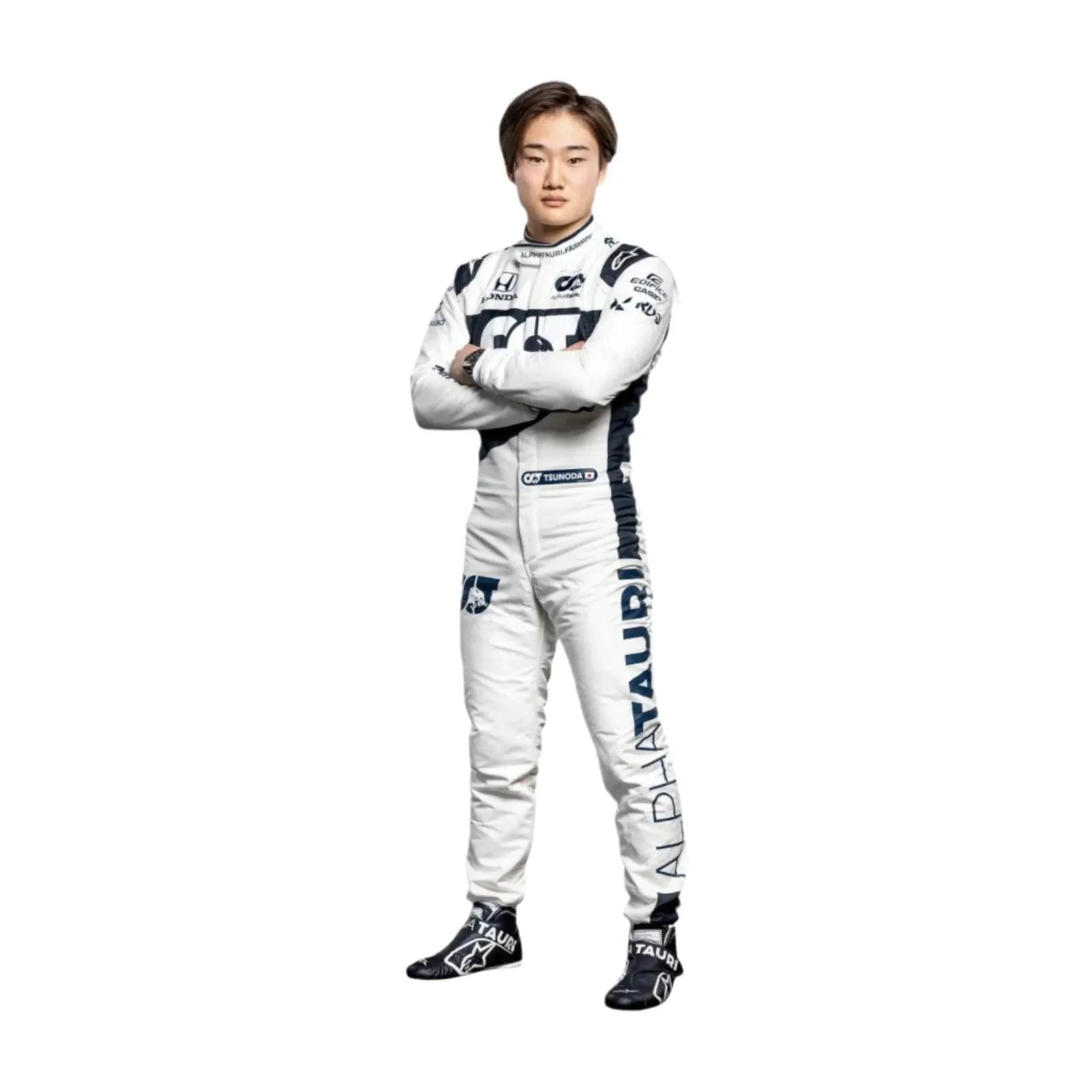 Yuki Tsunoda 2021 Replica F1 Suit - AlphaTauri Rookie Season image 3