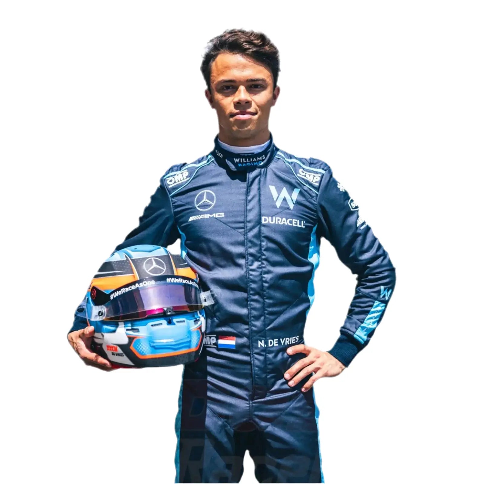2022 Nyck de Vries Williams Racing F1 Race Suit _ Italian Grand Prix image 1