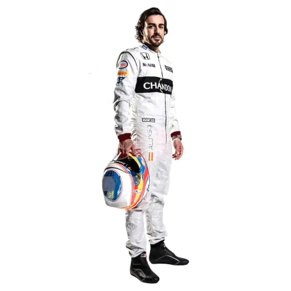 2016 Fernando Alonso McLaren F1 Team Race Suit image 1