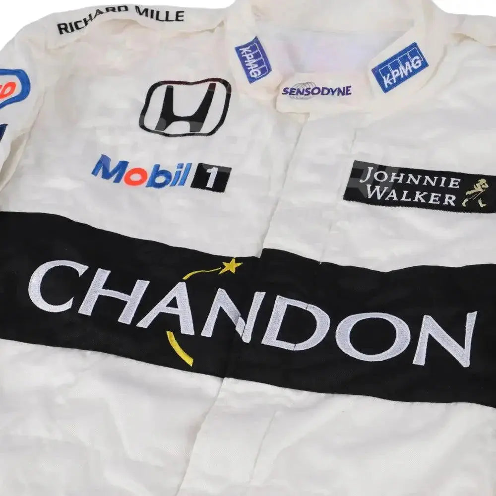 2016 Fernando Alonso McLaren F1 Team Race Suit image 3