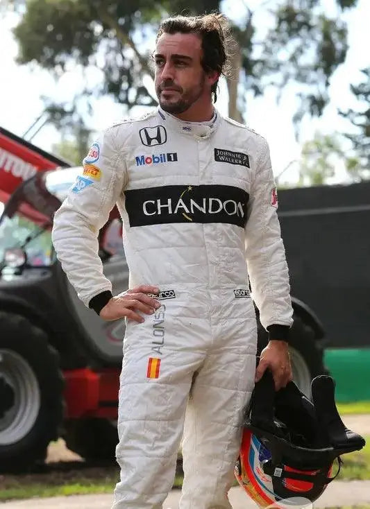 2016 Fernando Alonso McLaren F1 Team Race Suit image 4