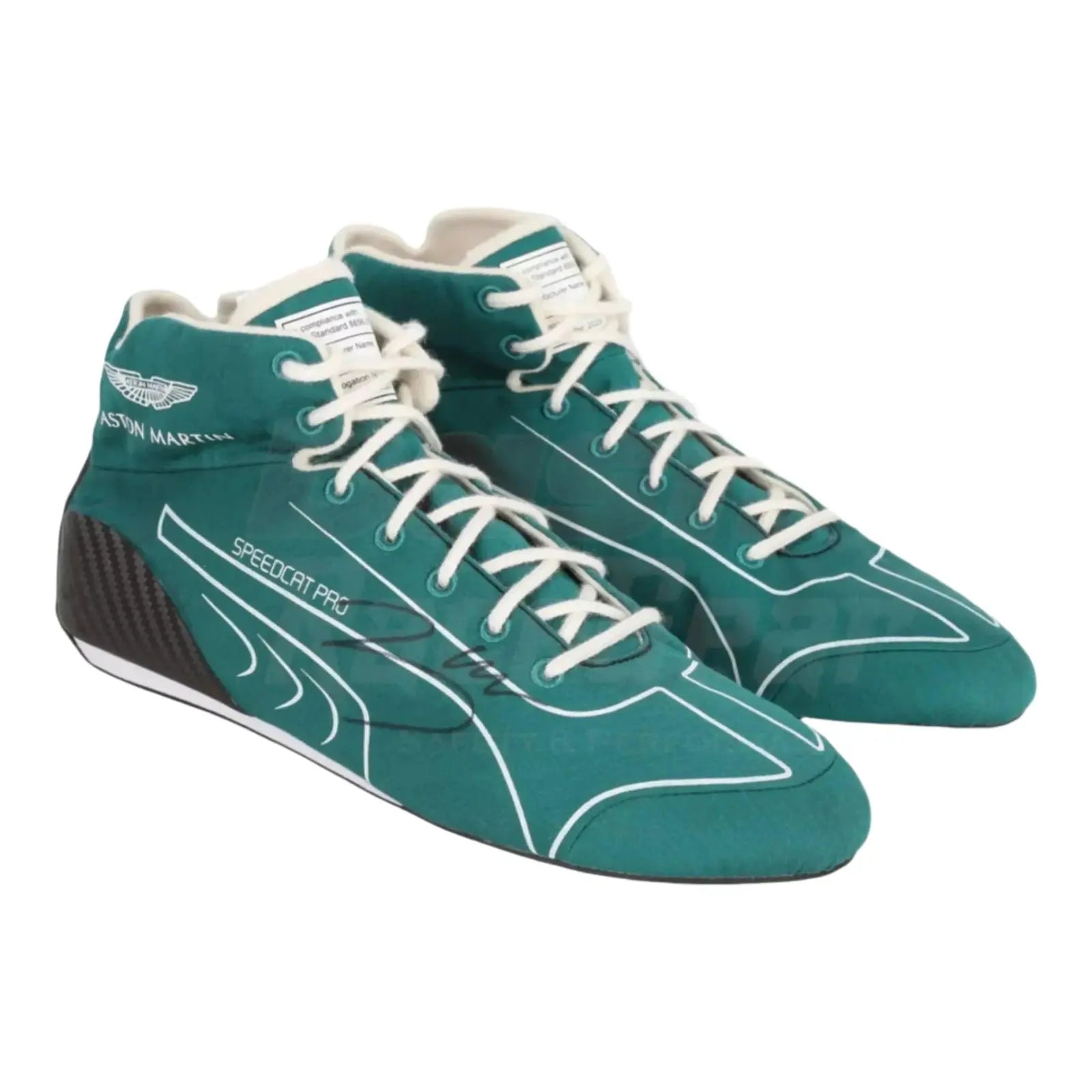 2022 Lance Stroll Aston Martin F1 Race Shoes - Dutch GP image 1
