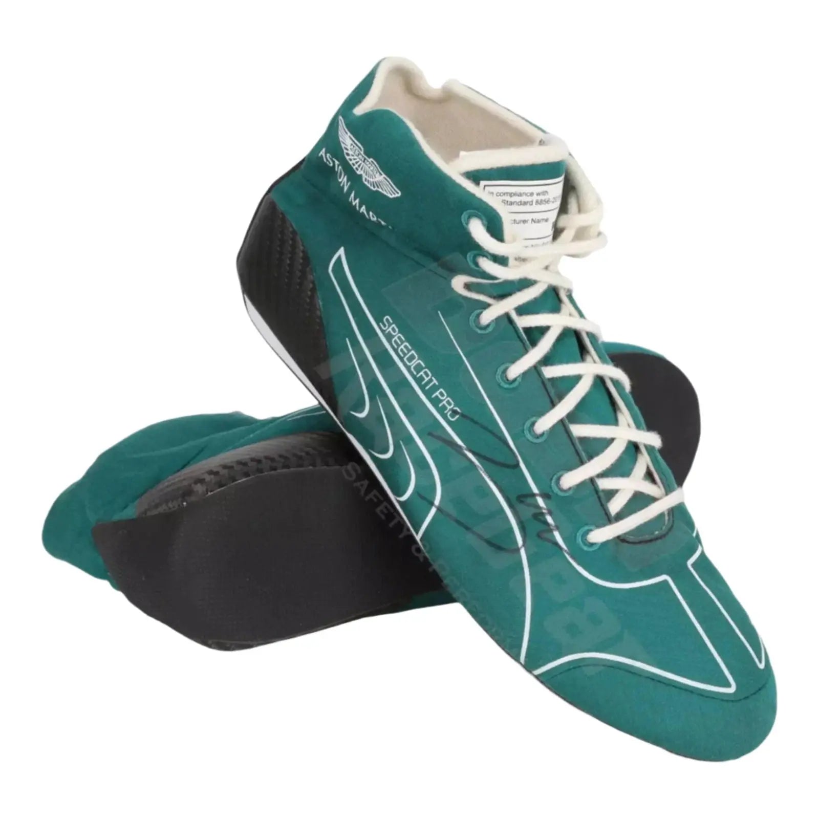 2022 Lance Stroll Aston Martin F1 Race Shoes - Dutch GP image 2