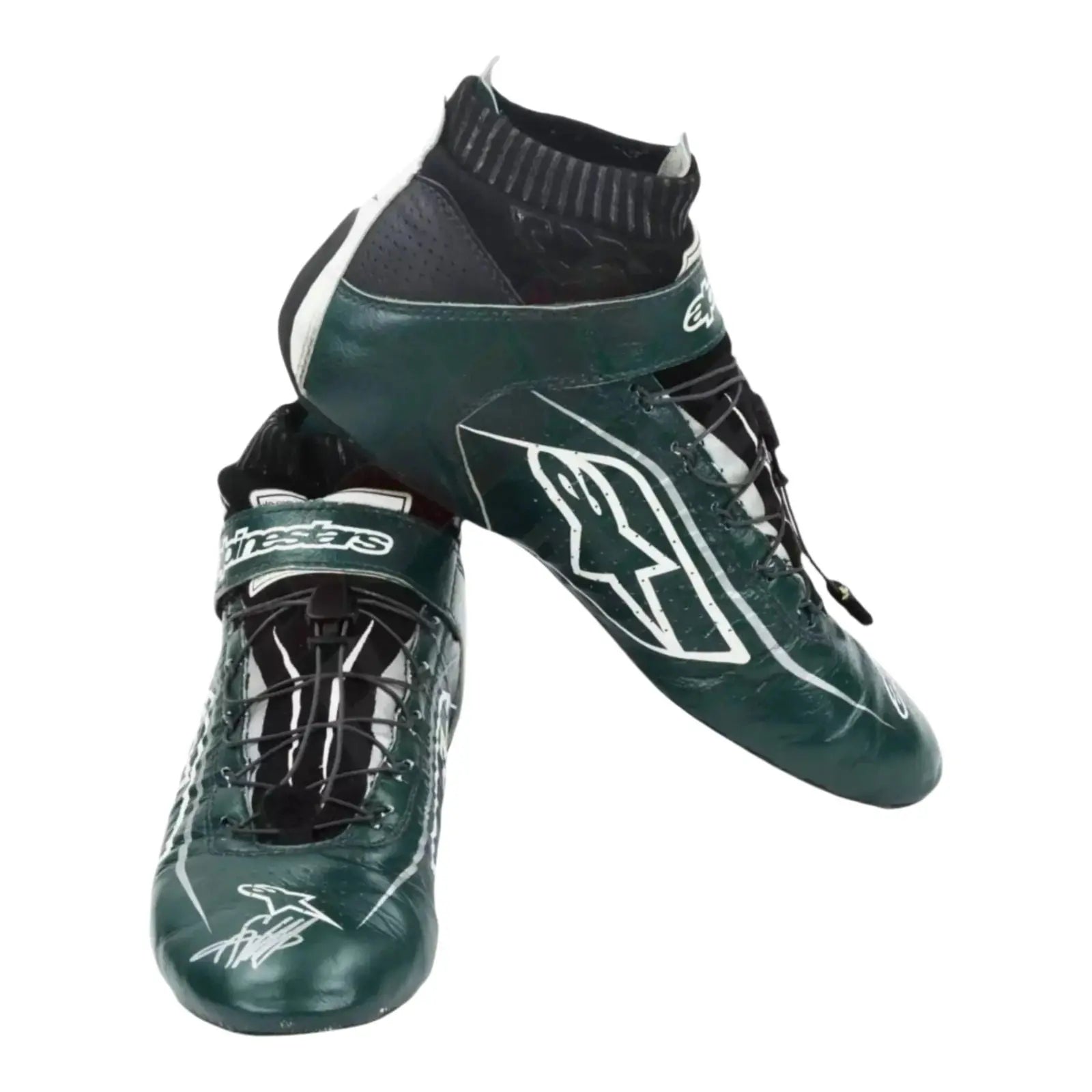 2021 Lance Stroll Aston Martin Alpinestar F1 Race Shoes image 1