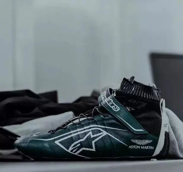 2021 Lance Stroll Aston Martin Alpinestar F1 Race Shoes image 3