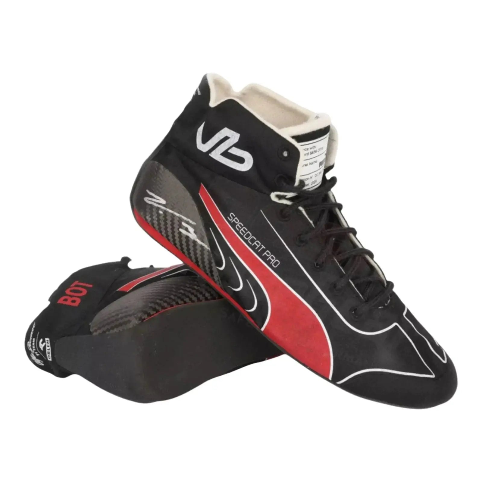 Sauber Alfa Romeo Valtteri Bottas 2022 F1 Boots - Team ORLEN image 1
