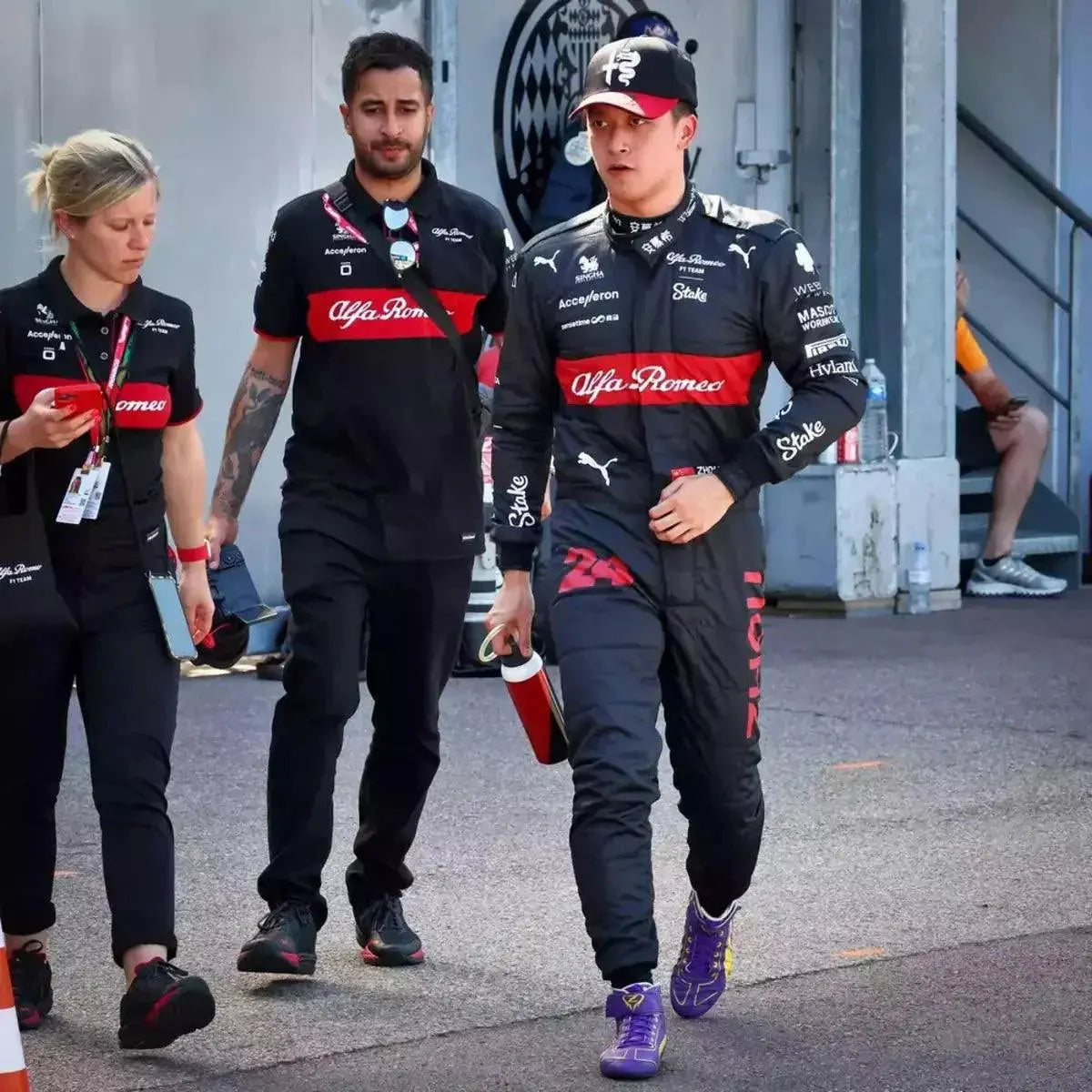 Zhou Guanyu 2023 Alfa Romeo F1 Team Race Boots image 4