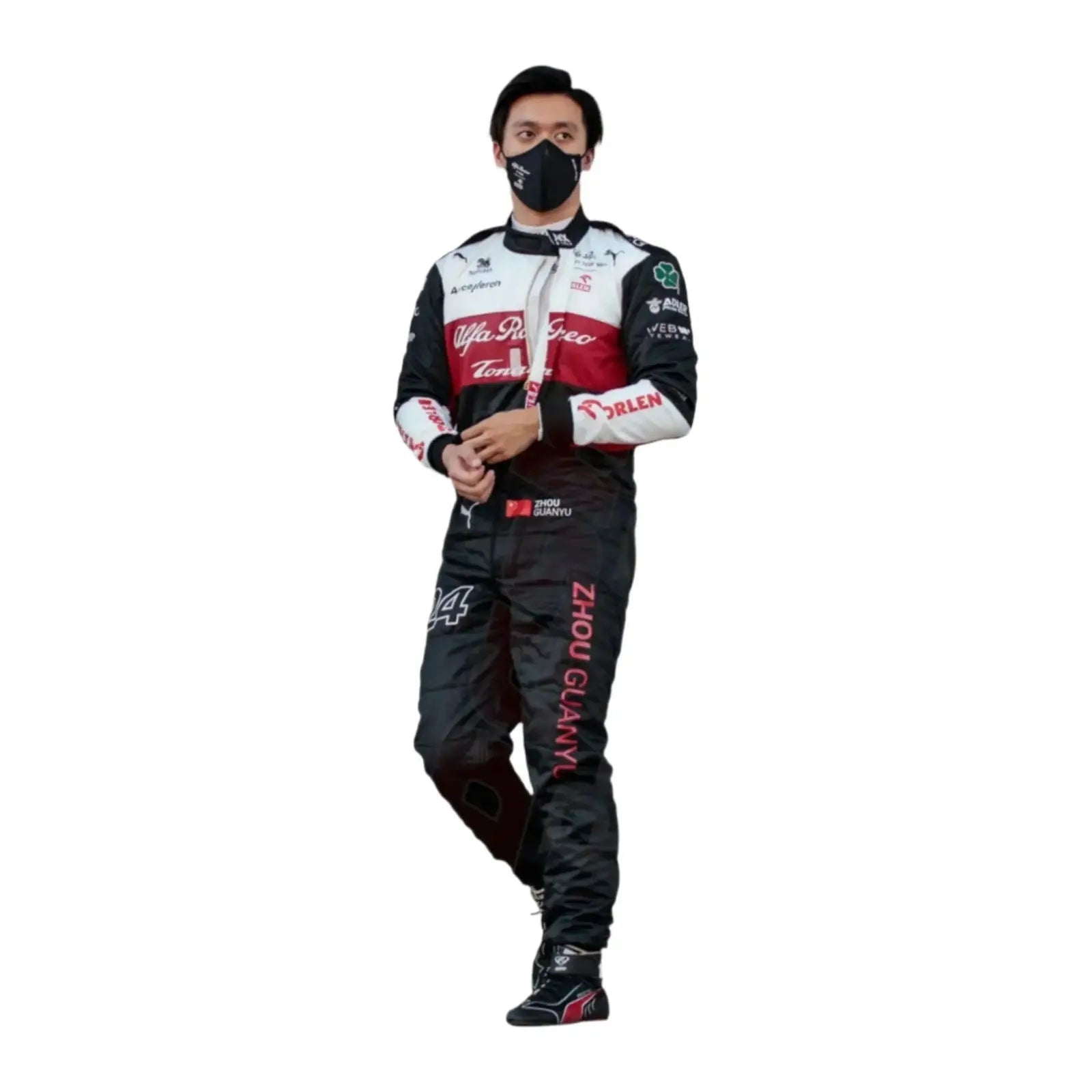 Zhou Guanyu Alfa Romeo 2022 F1 Race Boots - Italian GP image 3