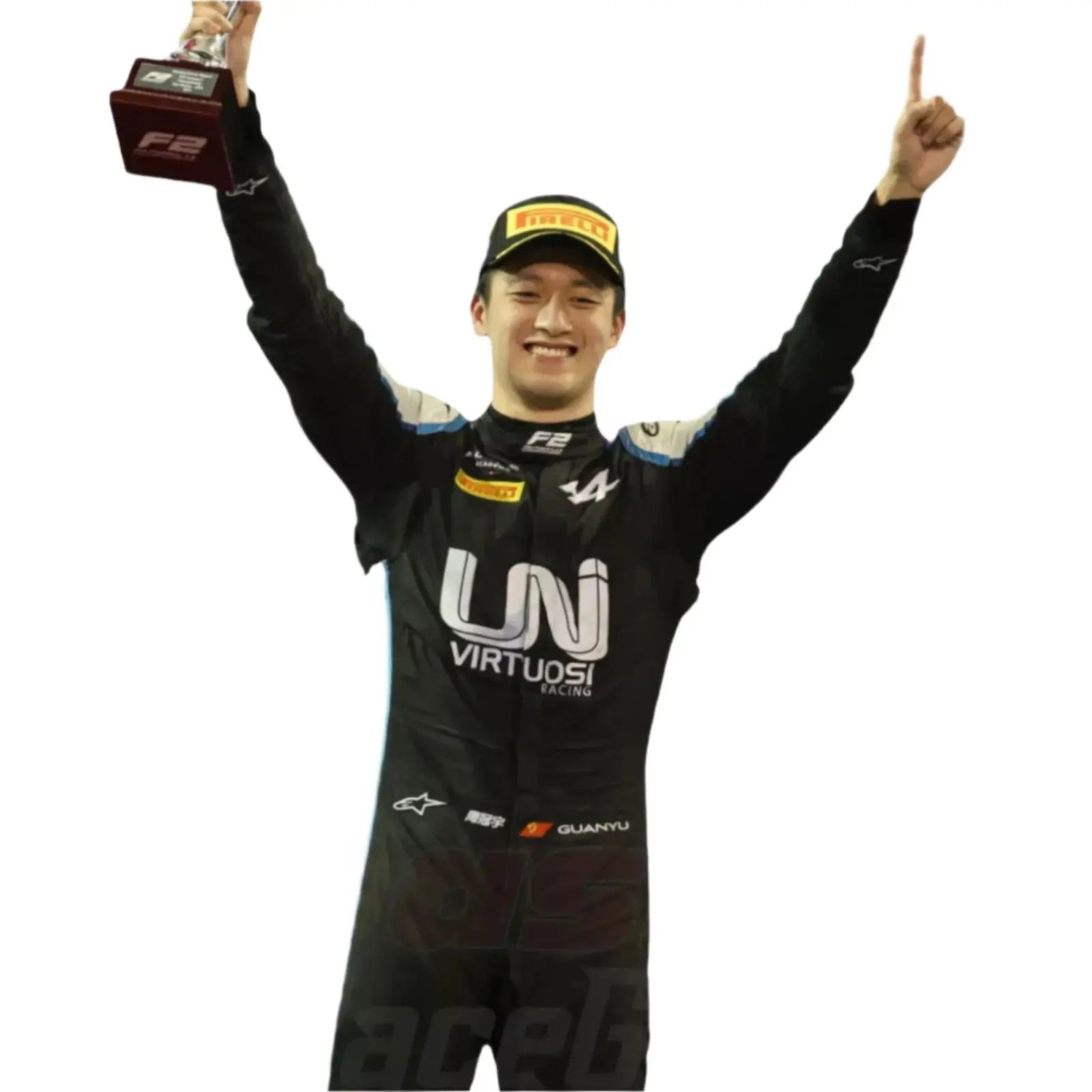 2021 Zhou Guanyu Formula 2 Race Suit image 1