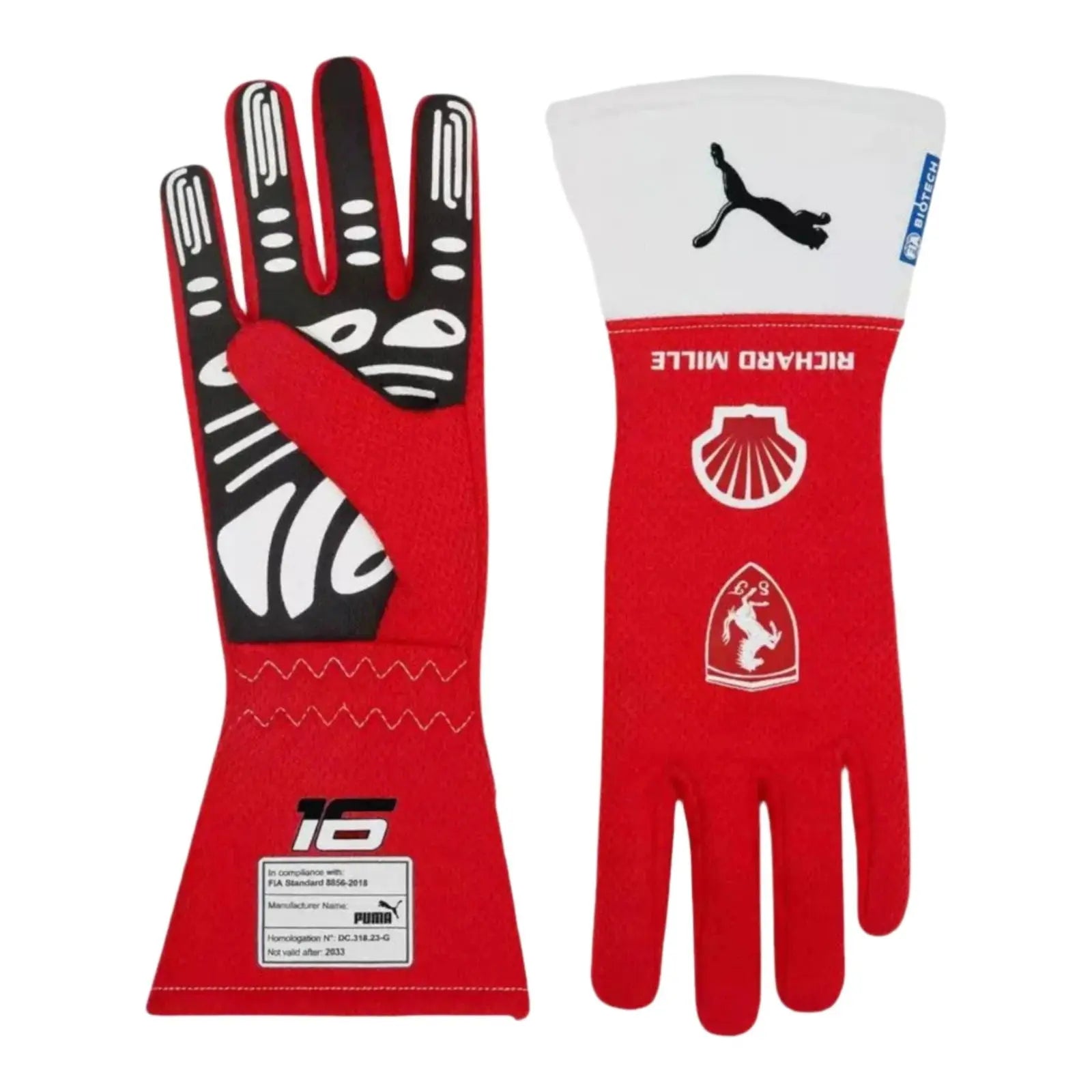 Scuderia Ferrari Charles Leclerc F1 PRO gloves - Joshua Vides image 1